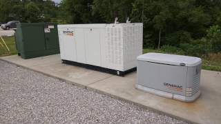 GENERAC 80KW Natural Gas Start-up \u0026 Load Test