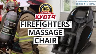 How the Kyota Yutaka Massage Chair Supports Firefighters' Recovery