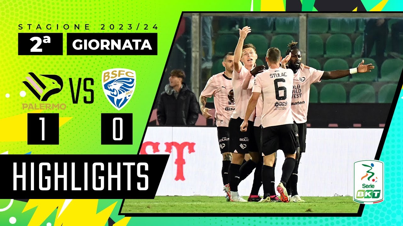 Palermo Vs Brescia 1-0 | La Testa Di Coulibaly Vale 3 Punti ...