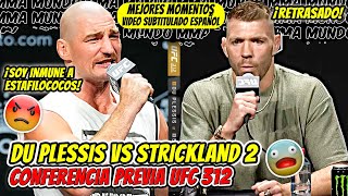 Conferencia de Prensa Sean Strickland vs Dricus Du Plessis UFC 312 Subtitulado en español!