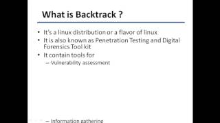 [Learn Hacking using Backtrack 5]  What is Backtrack