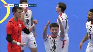 Futsal Nordic Cup 2021 - Kalaallit Nunaat - Danmark (2:2) KNR 18.12.2021