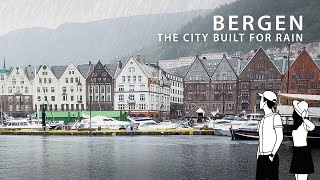 4K Bergen 🇳🇴 The City Built For Rain