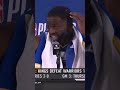 Draymond Green Postgame Interview | Why He STEPPED On Domantas Sabonis 😳😭 #shorts #espn #viral