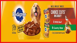 PEDIGREE CHOICE CUTS in Gravy Adult Wet Dog Food with Beef and Country Stew Variety Pack, (12)