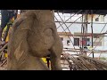 thiranga youth association matti ganpati making 2023 tya 45ft eco friendly ganesha 2023