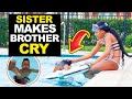 Sister Makes RECKLESS Brother CRY At The Pool...