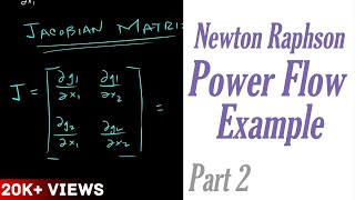 Newton Raphson Power Flow Example Part 2