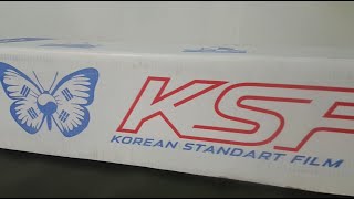 Обзор виниловой ПВХ пленки Korean Standart Film (KSF) черный мат. Оклейка и впечатления от материала