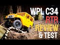 WPL C34 REVIEW AND TEST. 1/16 Toyota FJ Landcruiser. Awesome budget trail truck!