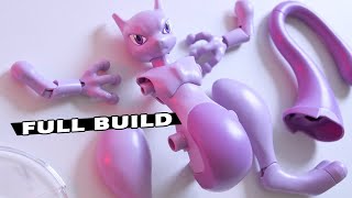 Mewtwo Pokemon Bandai Plamo Collection 32 Select Series Build Model Kit 4K ASMR My Building Toys