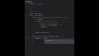 Write a java code to print Floyd's Triangle | Easy Coding | Java #floydstriangle #patterns #best