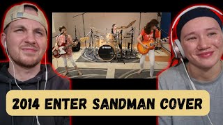 Enter Sandman - METALLICA Cover - The Warning REACTION