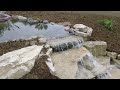 fresh limestone pond with waterfall upper pond u0026 wetland