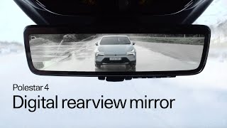 Polestar 4 digital rearview mirror | Polestar