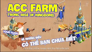 Acc farm/tài khoản nông trại trong Rise of kingdoms - Điều F2P luôn cần.