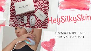 Unboxing HeySilkySkin Advanced IPL Hair Removal Handset + How to Use it | Life in UAE