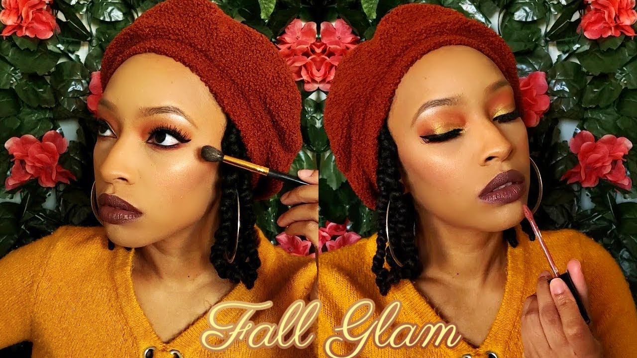 Warm Fall Glam Makeup Tutorial Youtube