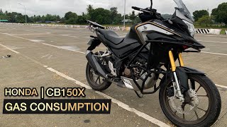 HONDA CB150X |GAS CONSUMPTION