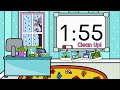 15 minute spring classroom timer with 2 minute clean up