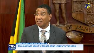 Prime Minister Holness concerned about Integrity Commission's report leaked to the media | CNEWS