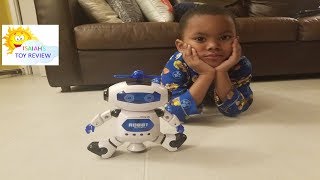 Dancing Robot Digital Warrior with Disco Lights Isaiahs Toyreview