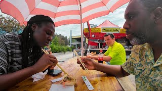 Street Food in Finland, Kirkkonummi hot summer