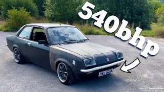 This 540bhp VAUXHALL CHEVETTE SLEEPER ORIGINALLY COST £800!!!