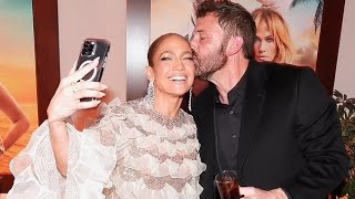 Ben Affleck gives Jennifer Lopez a sweet kiss at 'Shotgun Wedding' premiere