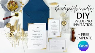 DIY Wedding Invitations for Cheap, Elegant Wedding Invites, Budget-friendly Wedding Invitation Cards