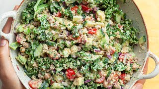 High Protein Quinoa Ranch Salad #Shorts | SO VEGAN