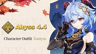 Genshin Impact Ganyu Outfit in Abyss Floor 12  (Patch 4.4) 2024-02-22