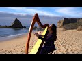 1 hour of peaceful ocean harp music sarah bhalla