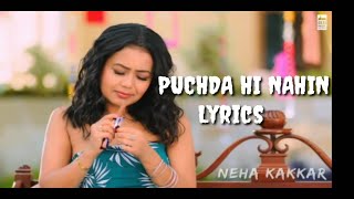 PUCHDA HI NAHIN (Lyrics) | Neha Kakkar | Rohit Khandelwal | Babbu | Maninder B | MixSingh |