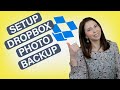 How to backup Photos on Dropbox | Dropbox Phone App Setup