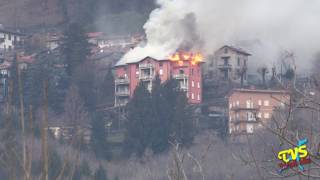 Sormano - Incendio in abitazione