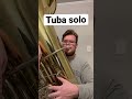 Tuba solo 🤯 #shorts