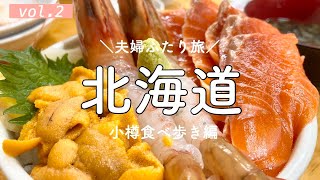 【北海道グルメ旅行2】食べ歩きVolg！小樽で豪華海鮮丼\u0026札幌スープカレー\u0026濃厚ソフトクリームと六花亭で大満足です！