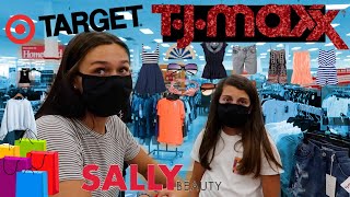 SHOPPING ALL DAY AT TARGET+TJMAXX CLOTHING HAULS 2020! EMMA AND ELLIE