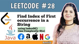 Find the index of the first occurrence in a string | Leetcode 28 | O(n) time Complexity