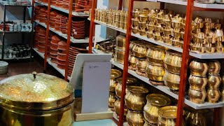 Indian Traditional kitchen organic soap stone, brass, bronze cast iron,copper collection Palm leaf