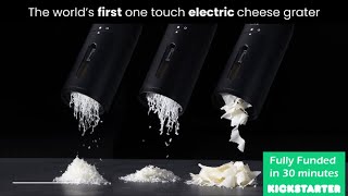 Grater Rain : World's First One Touch Electric Cheese Grater