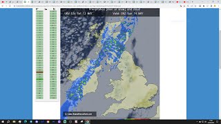 UK Weather Forecast: Cool And Wet In The North - Warm In The South (Sunday 14th May 2023)