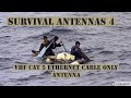 Survival Antennas 4  VHF CAT5 Ethernet cable antenna