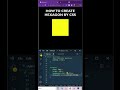 How to Create Hexagon 🔥 by CSS Using Clip-Path #shorts #shorts_viral #coding_shorts