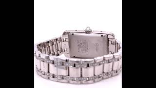 Cartier 18ct White Gold Tank Américaine Diamond Watch 3.62ct