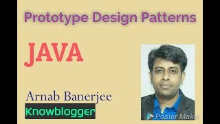 Prototype Design Pattern- Design patterns in Java - Arnab Sir