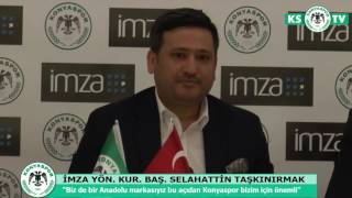 Atiker Konyaspor'umuz ile 'İmza' arasında imzalar atıldı