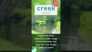 Creek vs Brook | 4000 Essential English Words