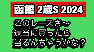 函館2歳ステークス 2024 こーゆーレースは....!?【競馬予想】